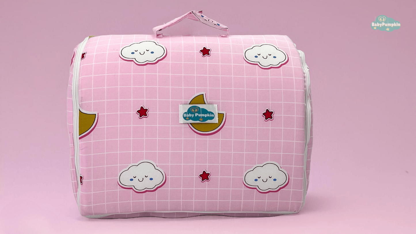 BabyPumpkin Bed Set In A Bag Bedding Essentials Kit - All-in-One Convenience