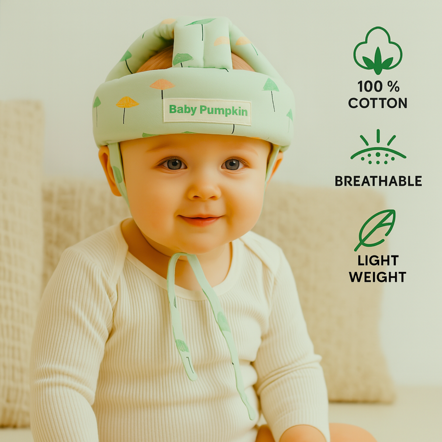 BabyPumpkin Safety Helmet