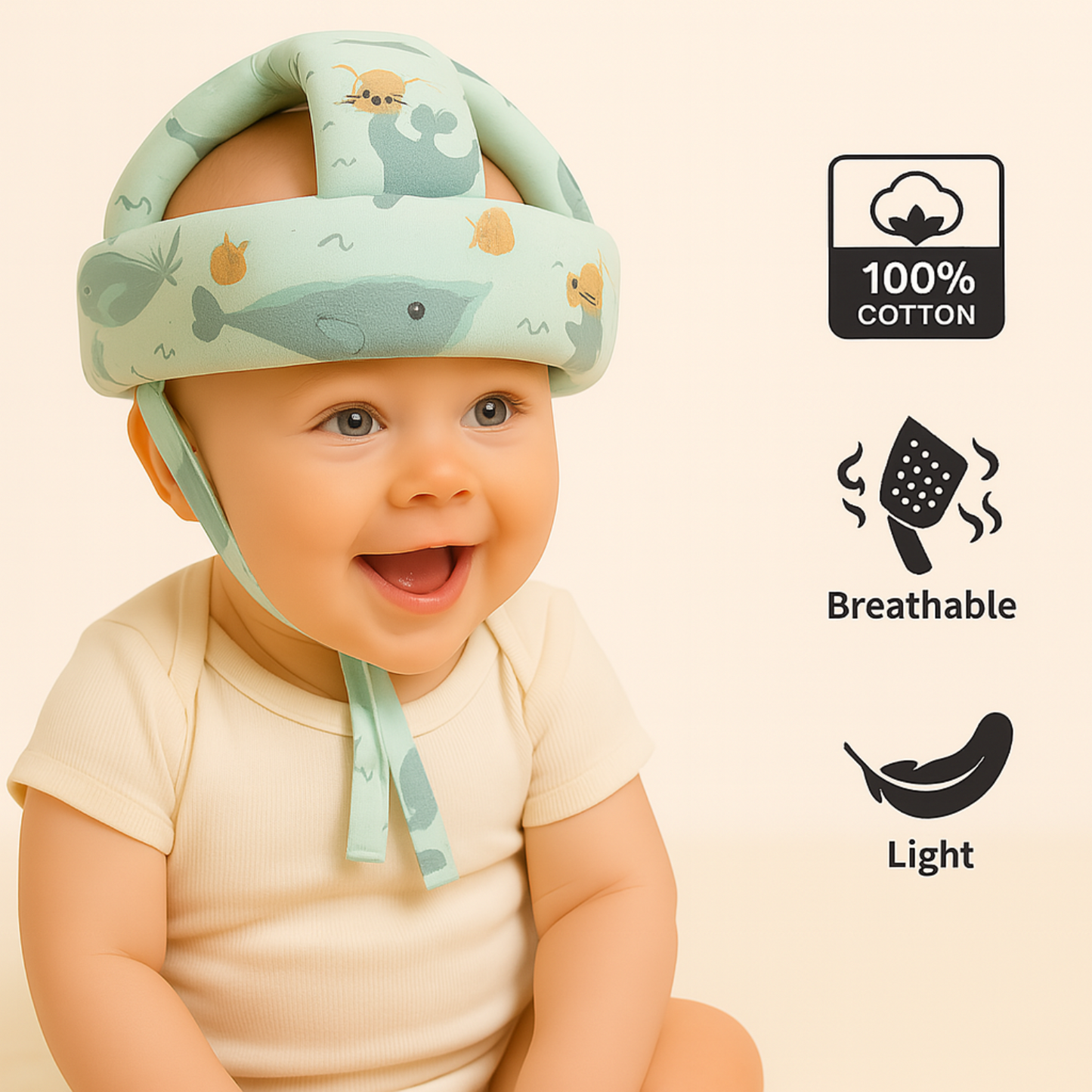 BabyPumpkin Safety Helmet