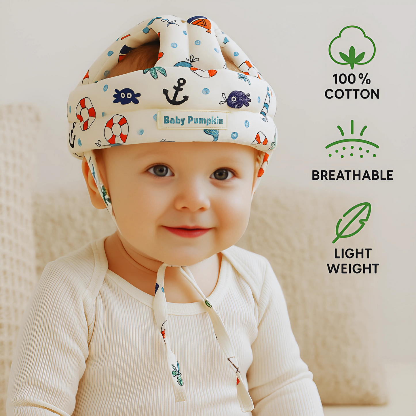 BabyPumpkin Safety Helmet