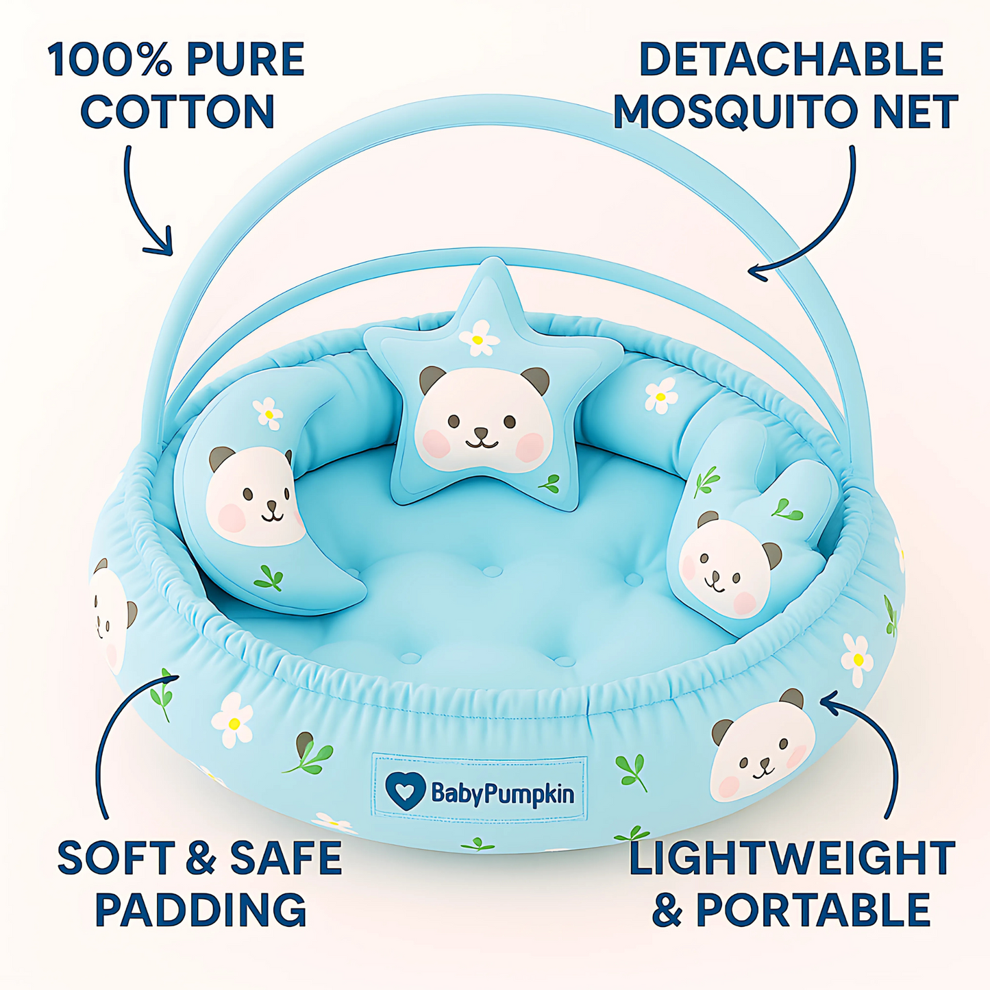 BabyPumpkin Round Tub With Net