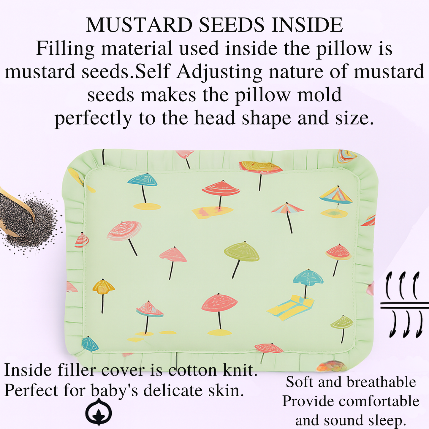 BabyPumpkin Mustard Pillow