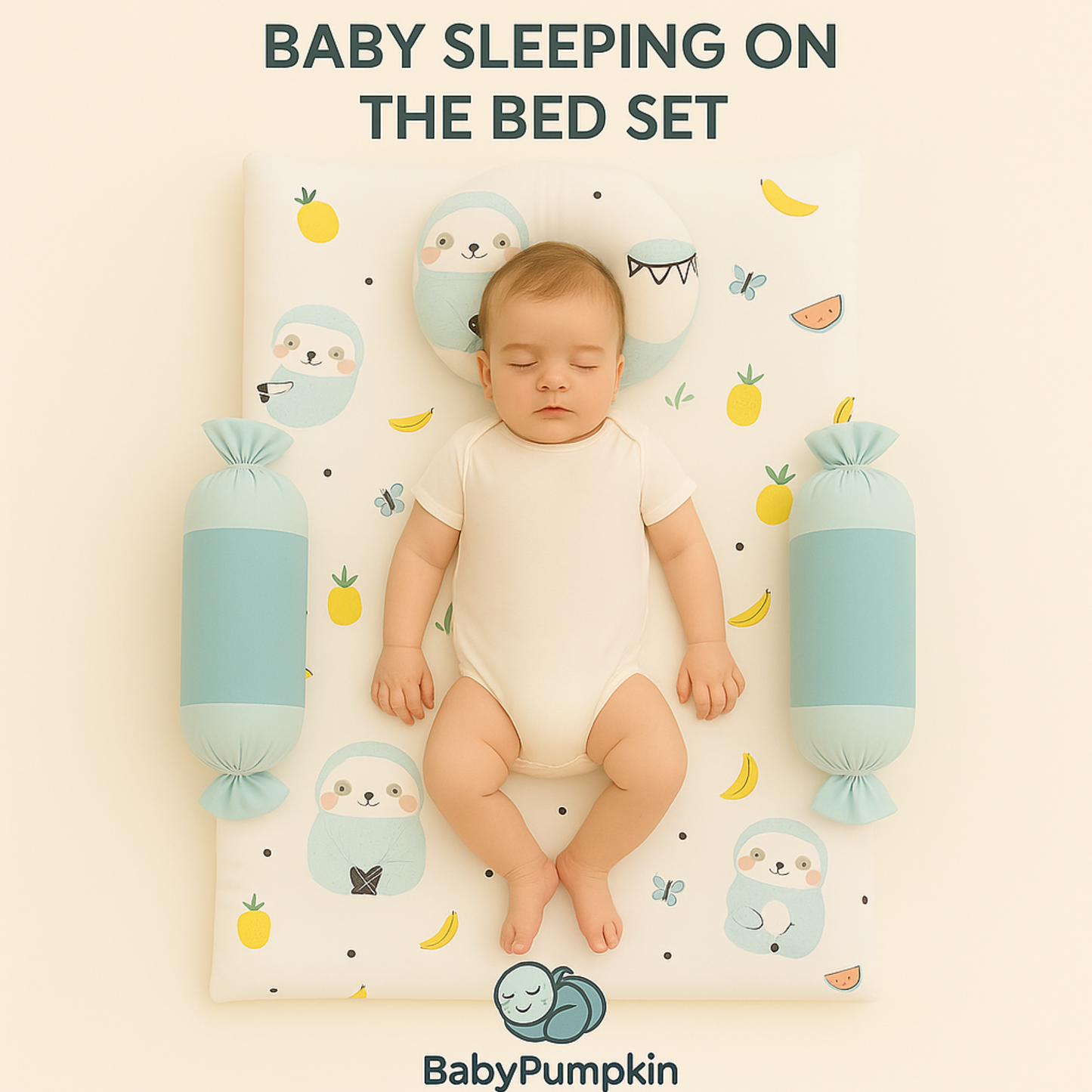 BabyPumpkin Bed Set Of 4