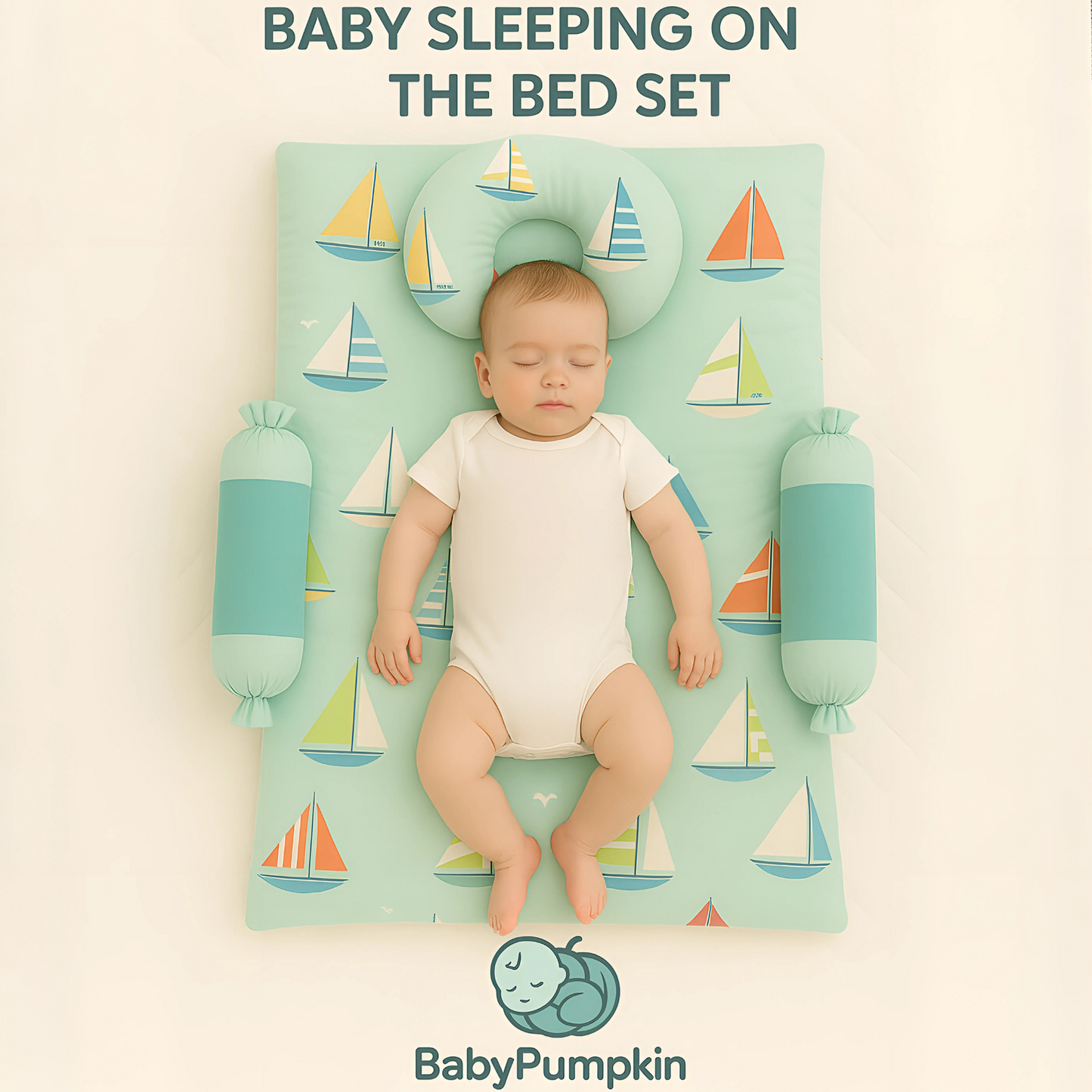 BabyPumpkin Bed Set of 4