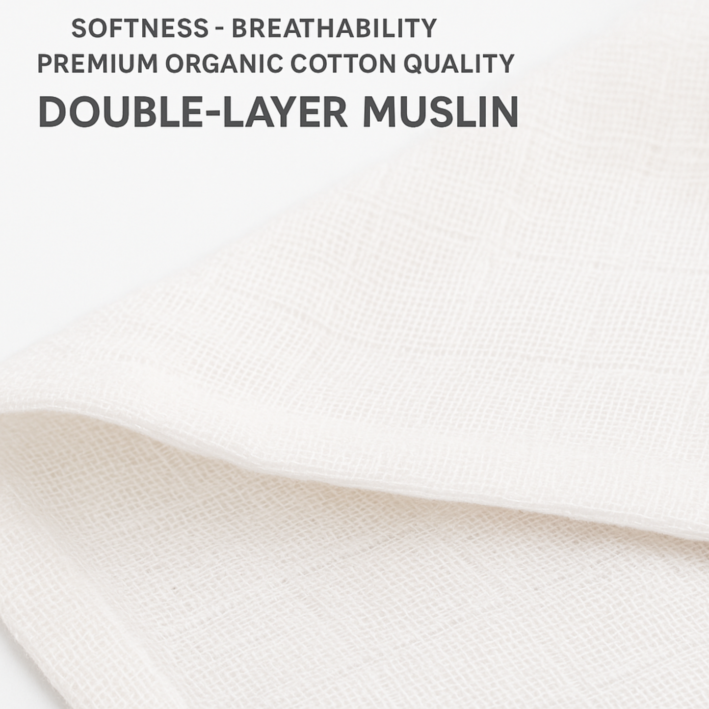 BabyPumpkin Muslin Swaddle Blankets 3-Pack