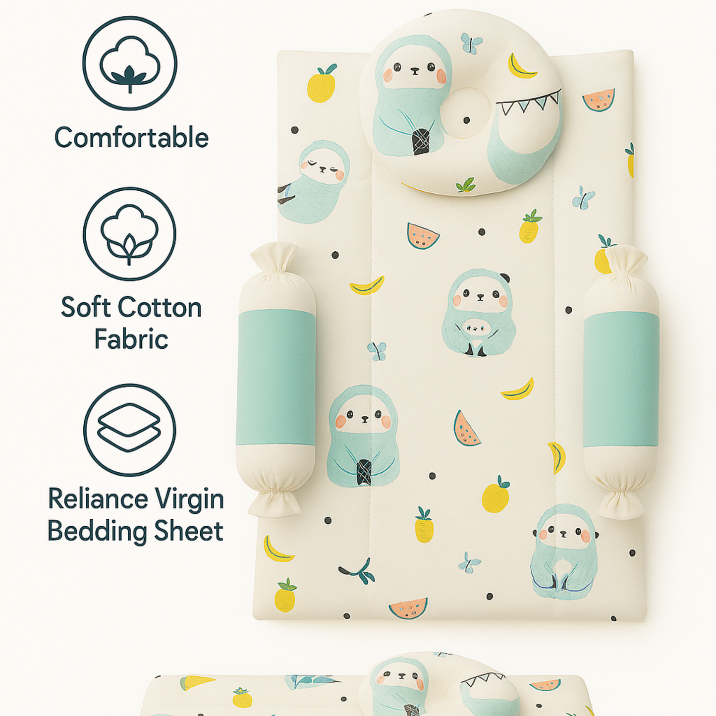 BabyPumpkin Bed Set Of 4