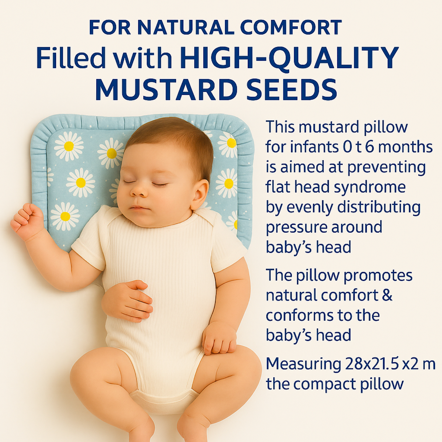 BabyPumpkin Mustard Pillow