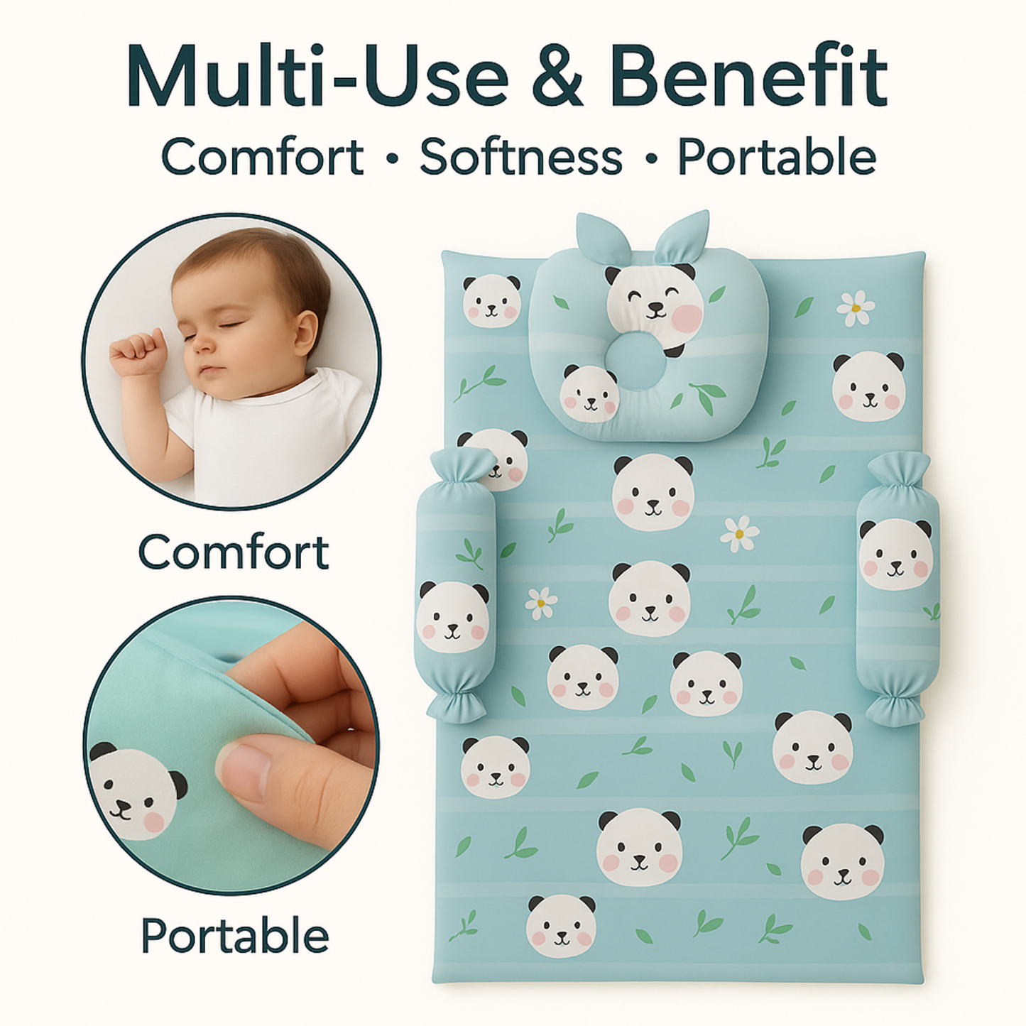 BabyPumpkin Bed Set Of 4