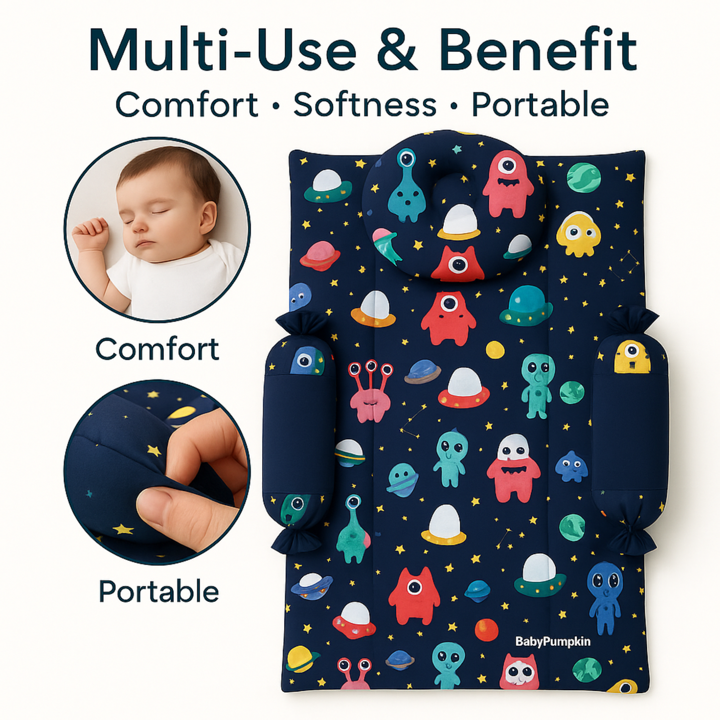 BabyPumpkin Bed Set Of 4