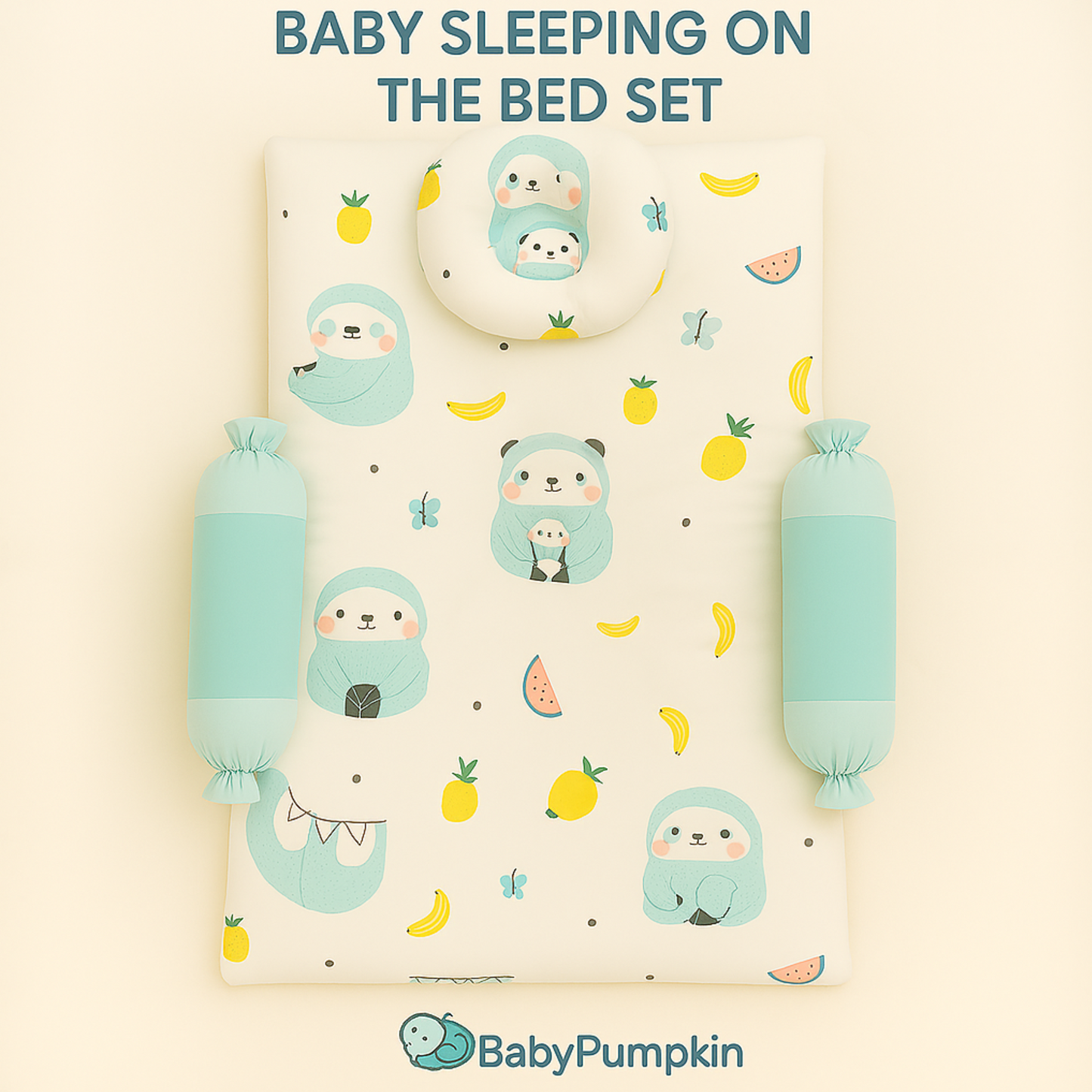 BabyPumpkin Bed Set Of 4