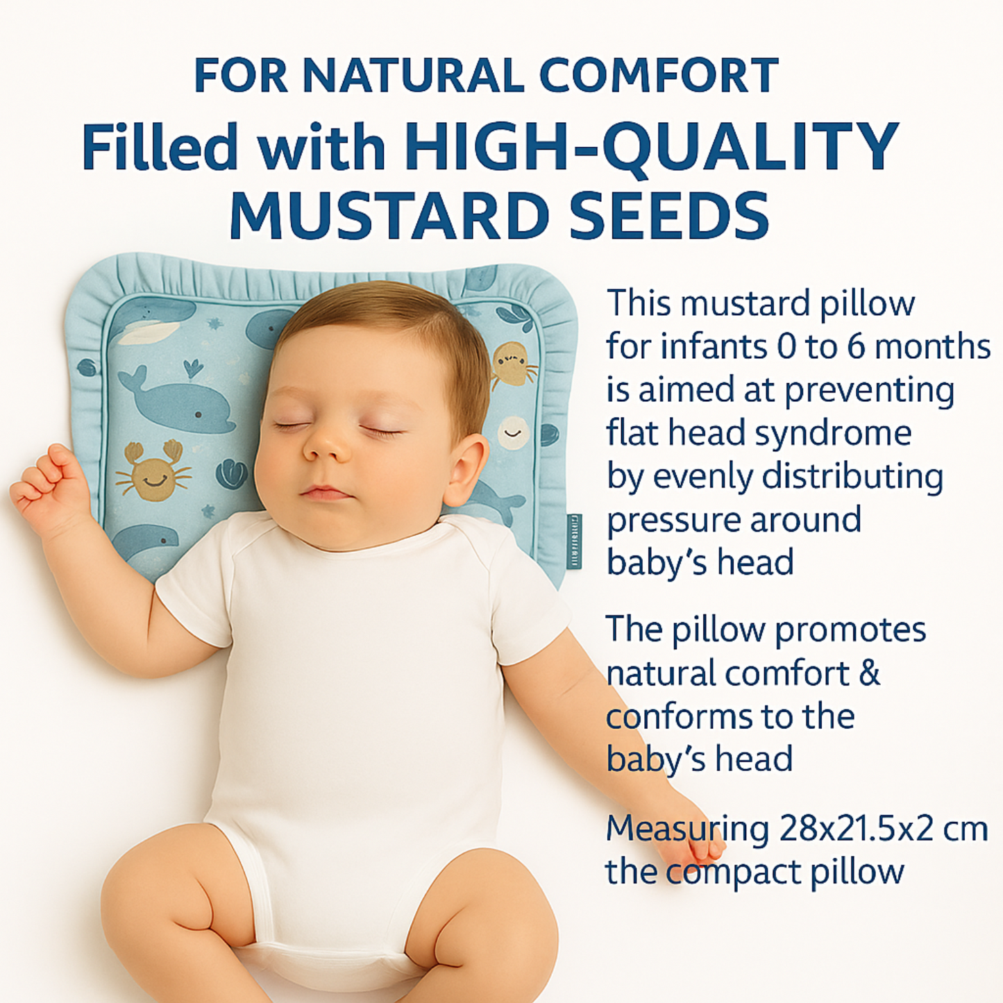BabyPumpkin Mustard Pillow