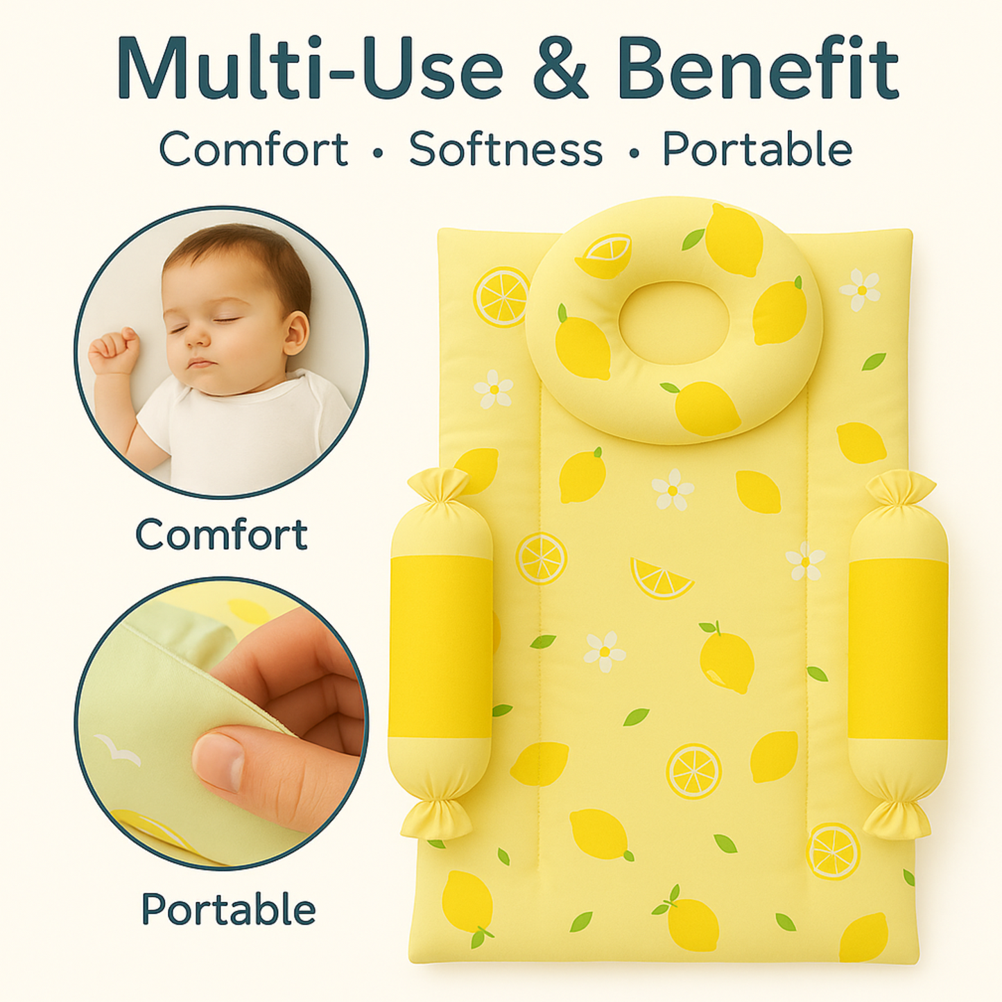 BabyPumpkin Bed Set Of 4