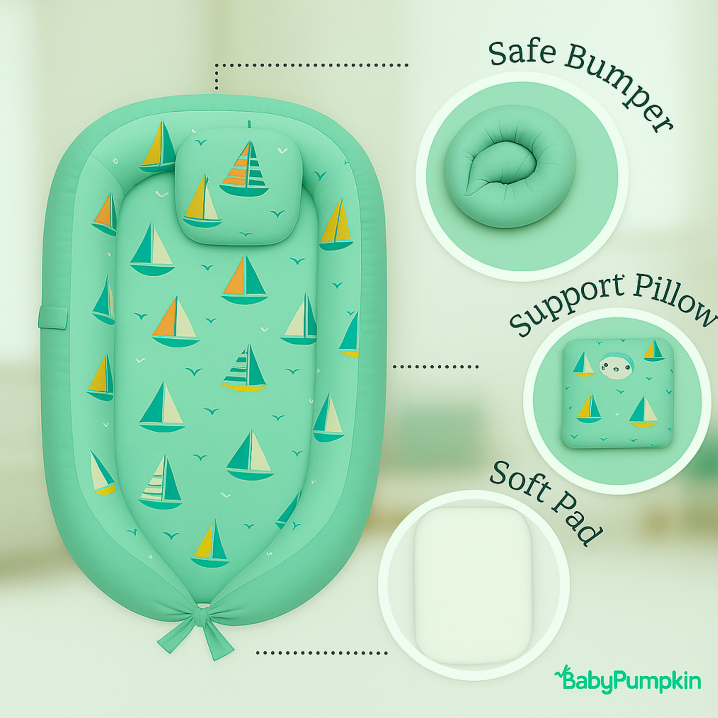 BabyPumpkin Nest Bed