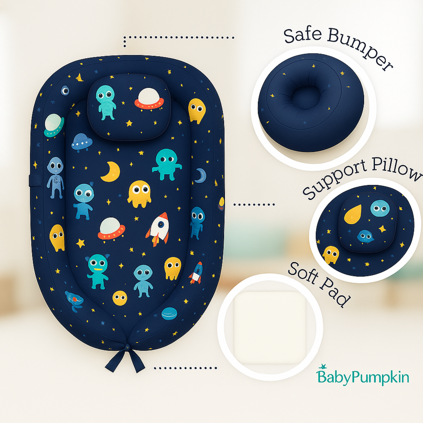 BabyPumpkin Nest Bed