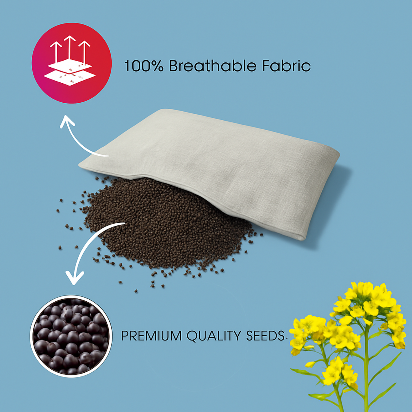 BabyPumpkin Mustard Pillow