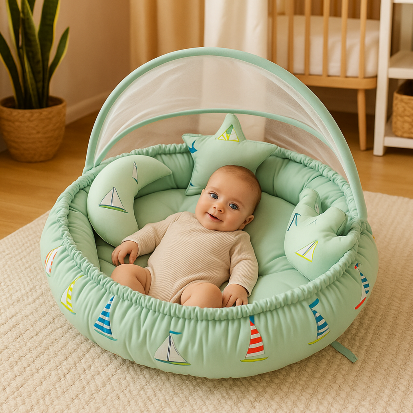 BabyPumpkin Round Tub With Net