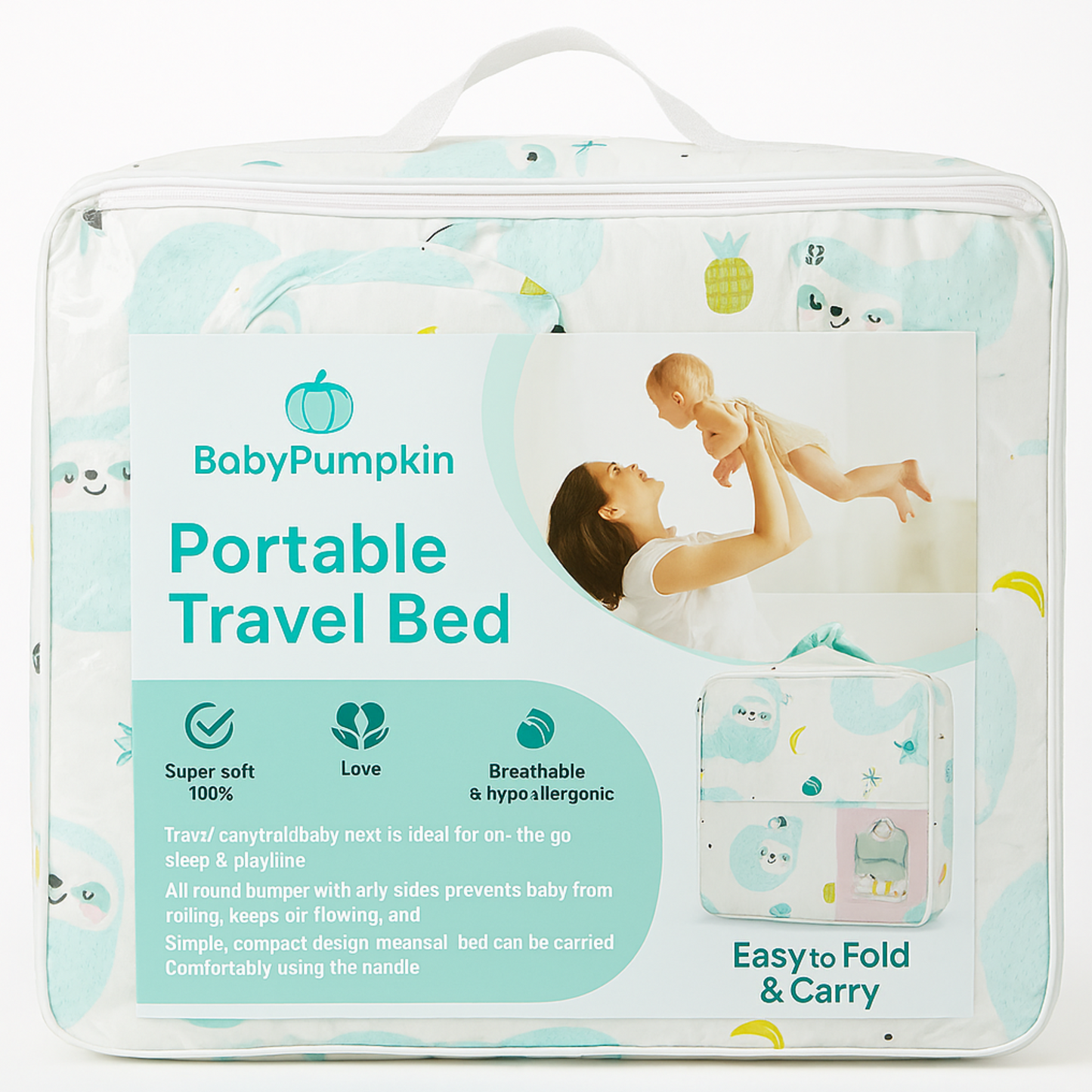 BabyPumpkin Portable Bed Set
