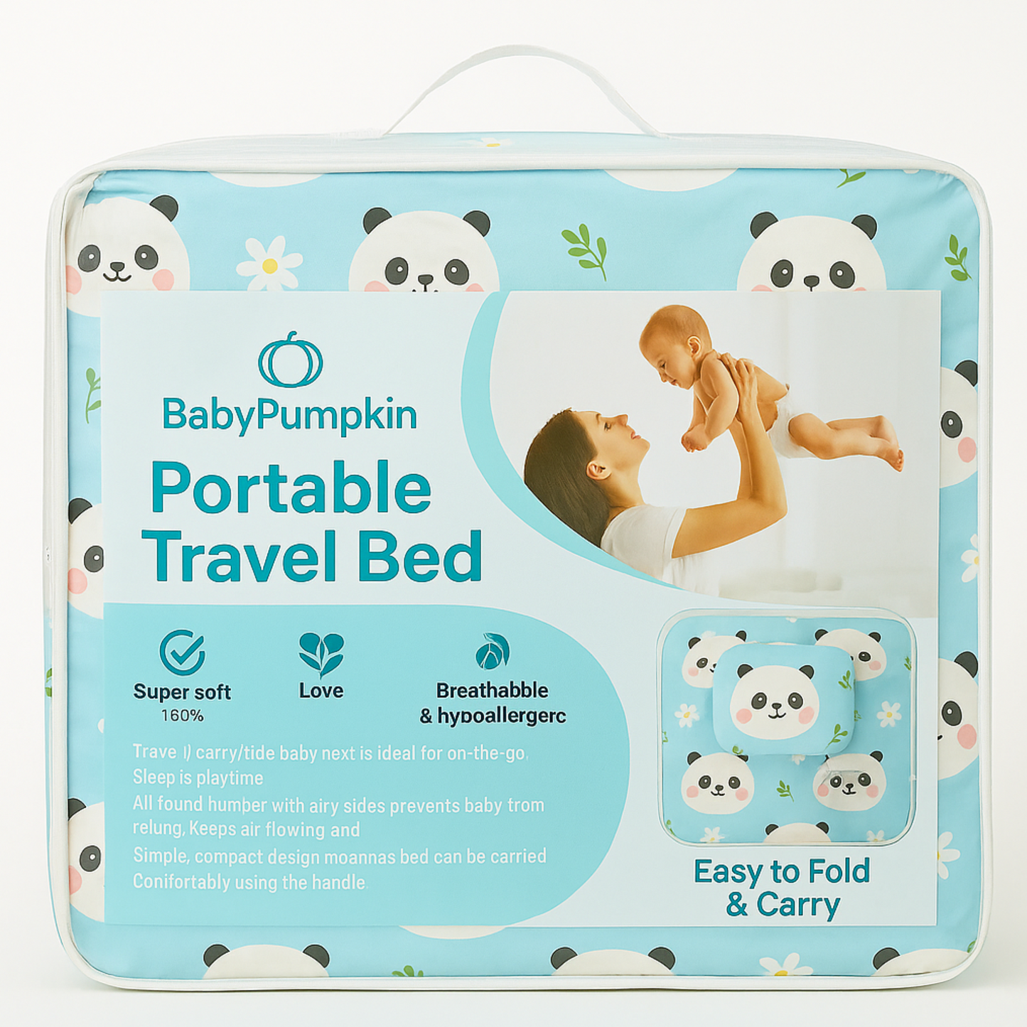 BabyPumpkin Portable Bed Set