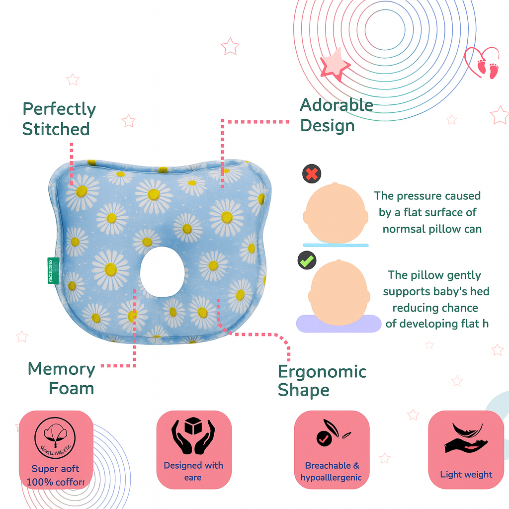 BabyPumpkin Memory Foam Pillow