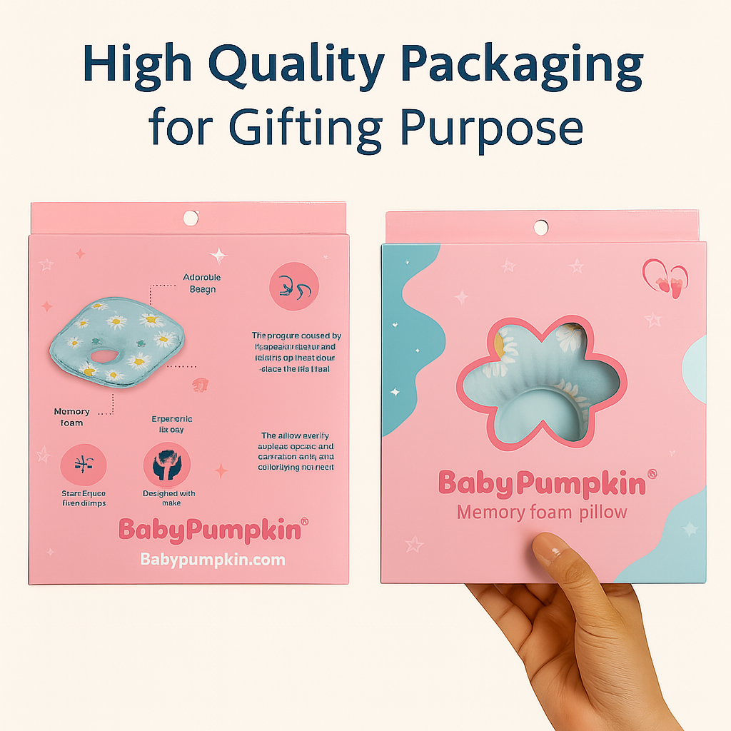BabyPumpkin Memory Foam Pillow