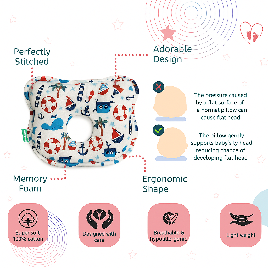 BabyPumpkin Memory Foam Pillow