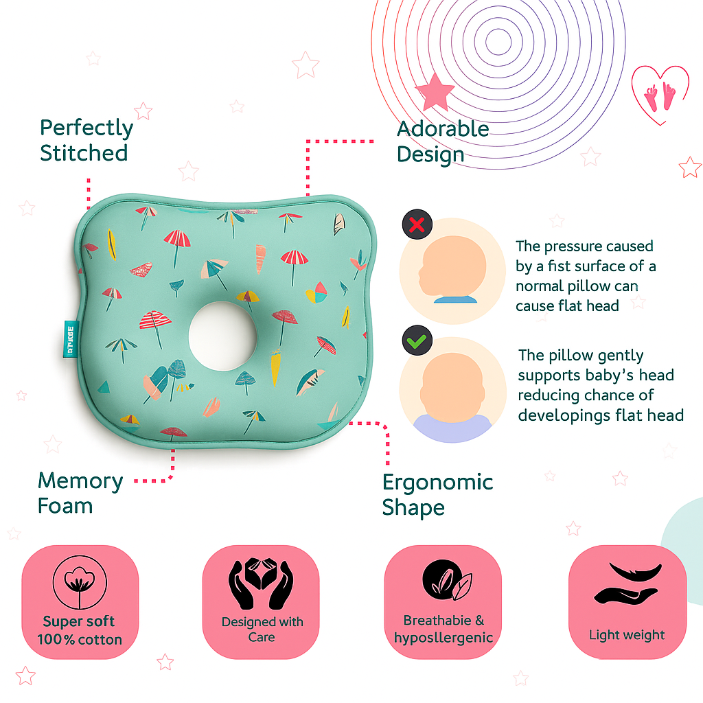 BabyPumpkin Memory Foam Pillow