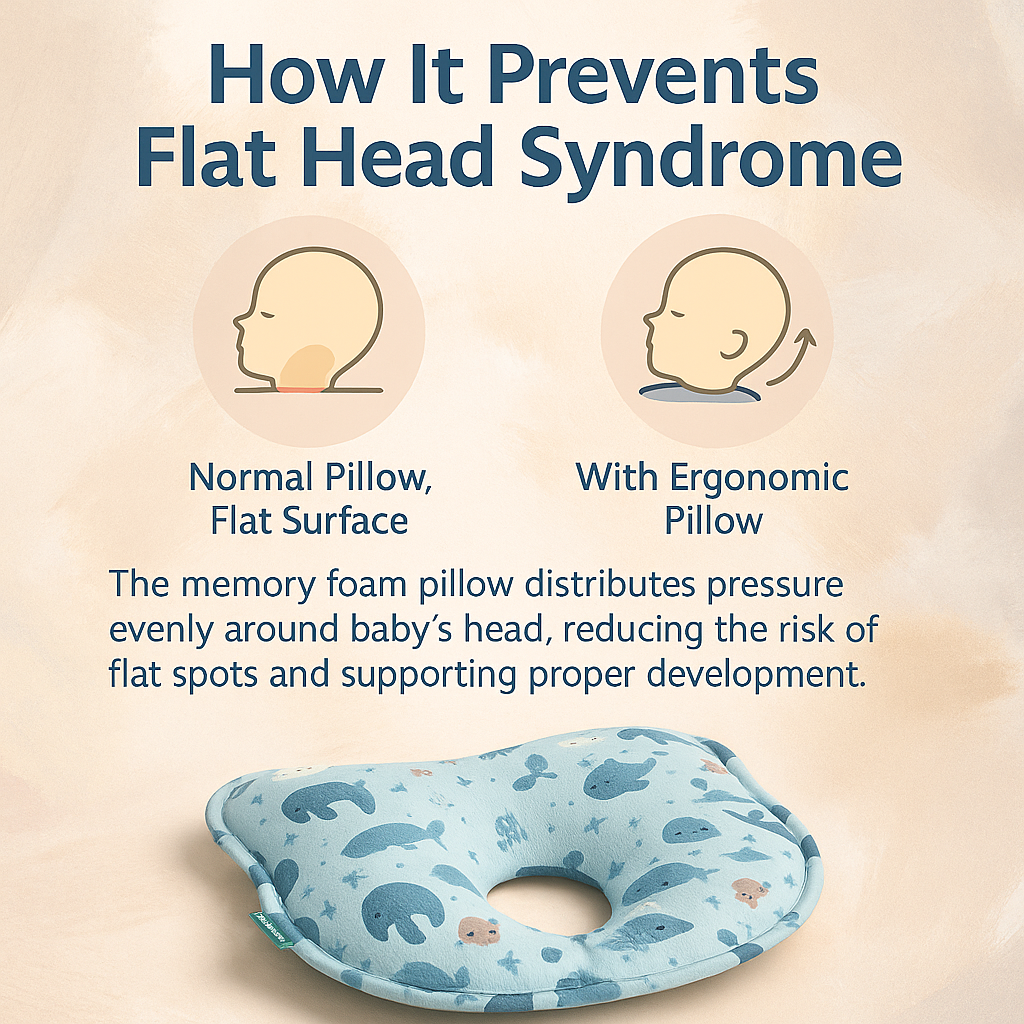 BabyPumpkin Memory Foam Pillow