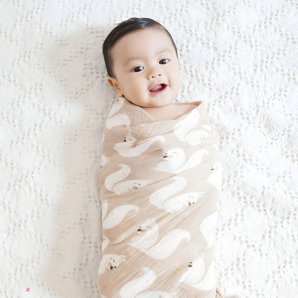 Pumpkin Muslin Swaddle