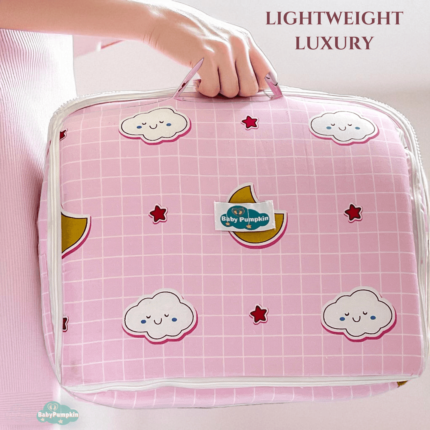 BabyPumpkin Bed Set In A Bag  Bedding Essentials Kit - All-in-One Convenience