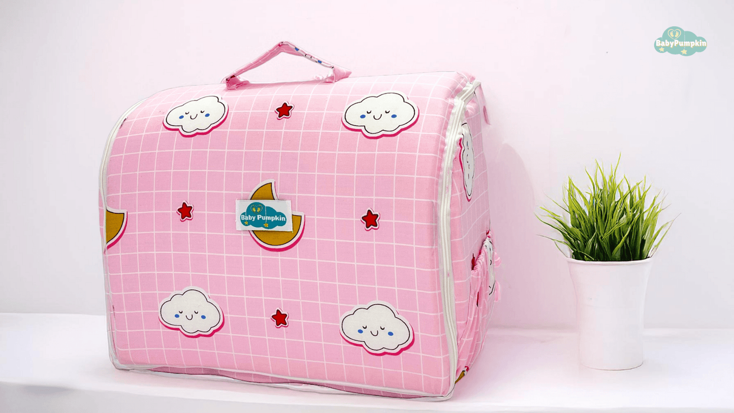 BabyPumpkin Bed Set In A Bag  Bedding Essentials Kit - All-in-One Convenience