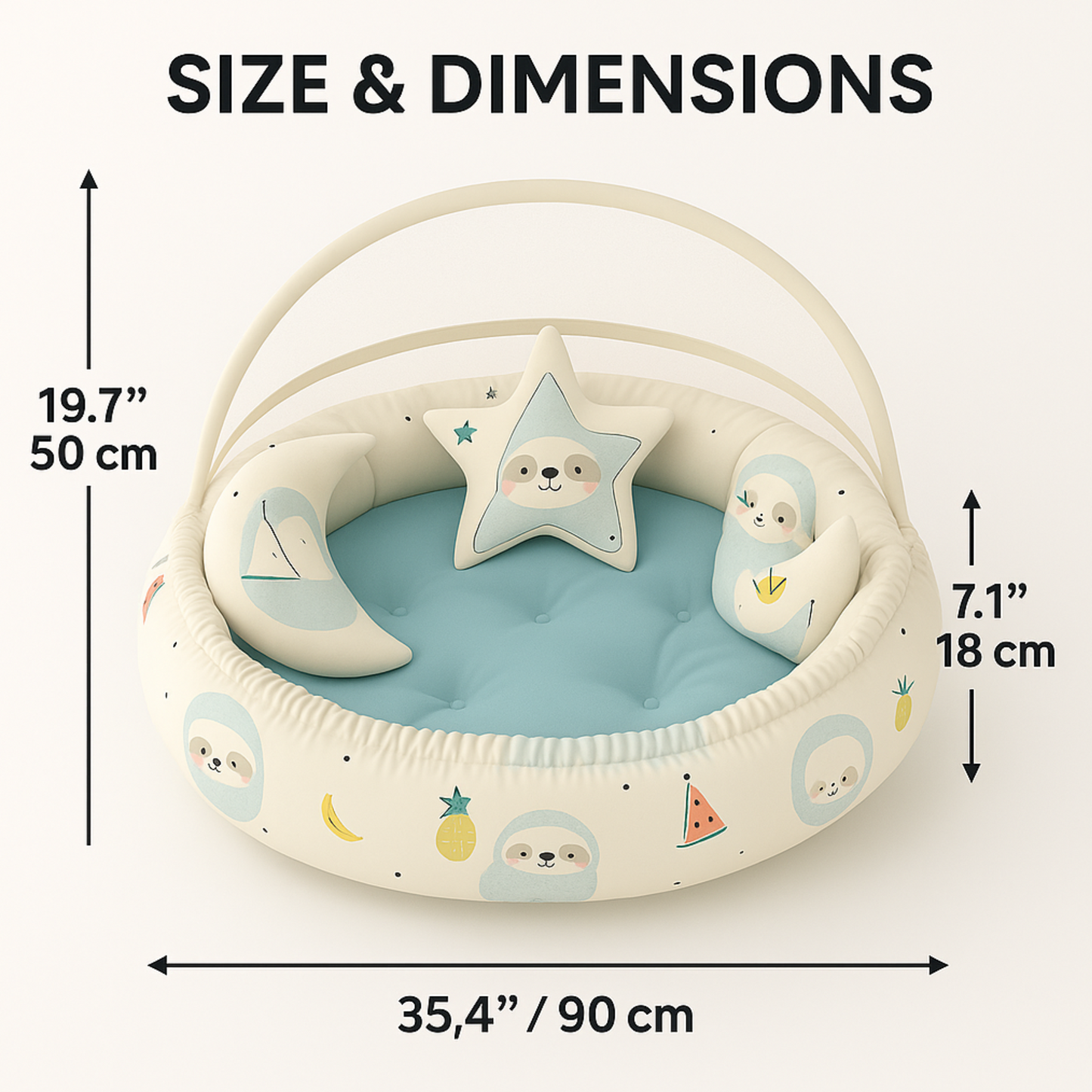 BabyPumpkin Round Tub With Net