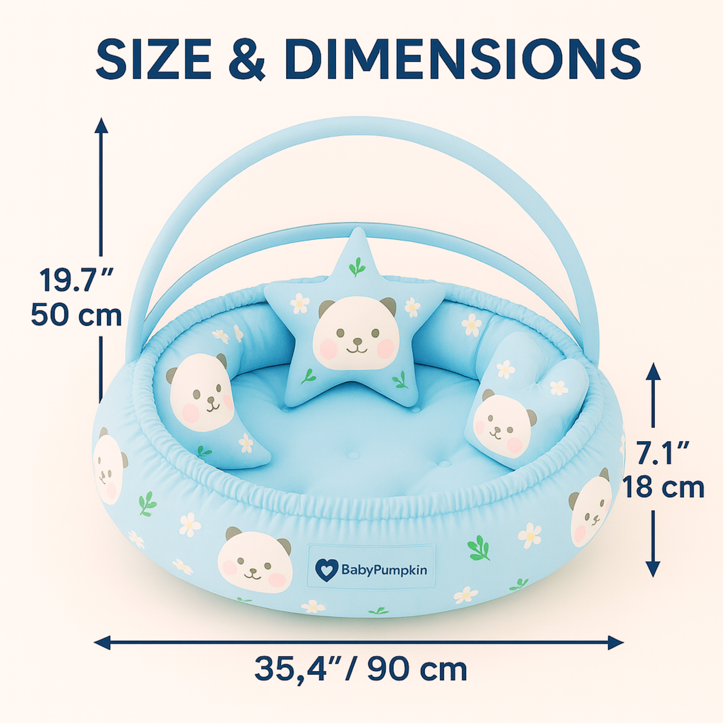 BabyPumpkin Round Tub With Net