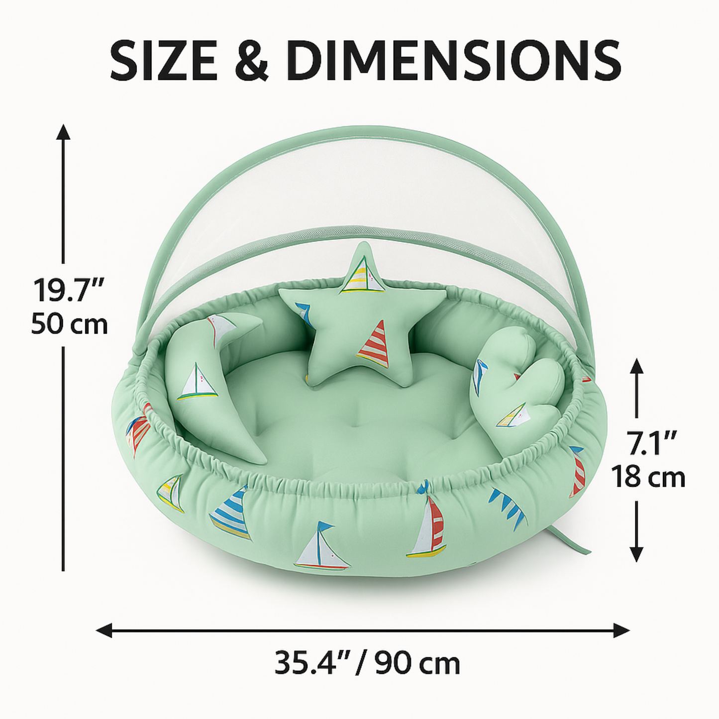 BabyPumpkin Round Tub With Net