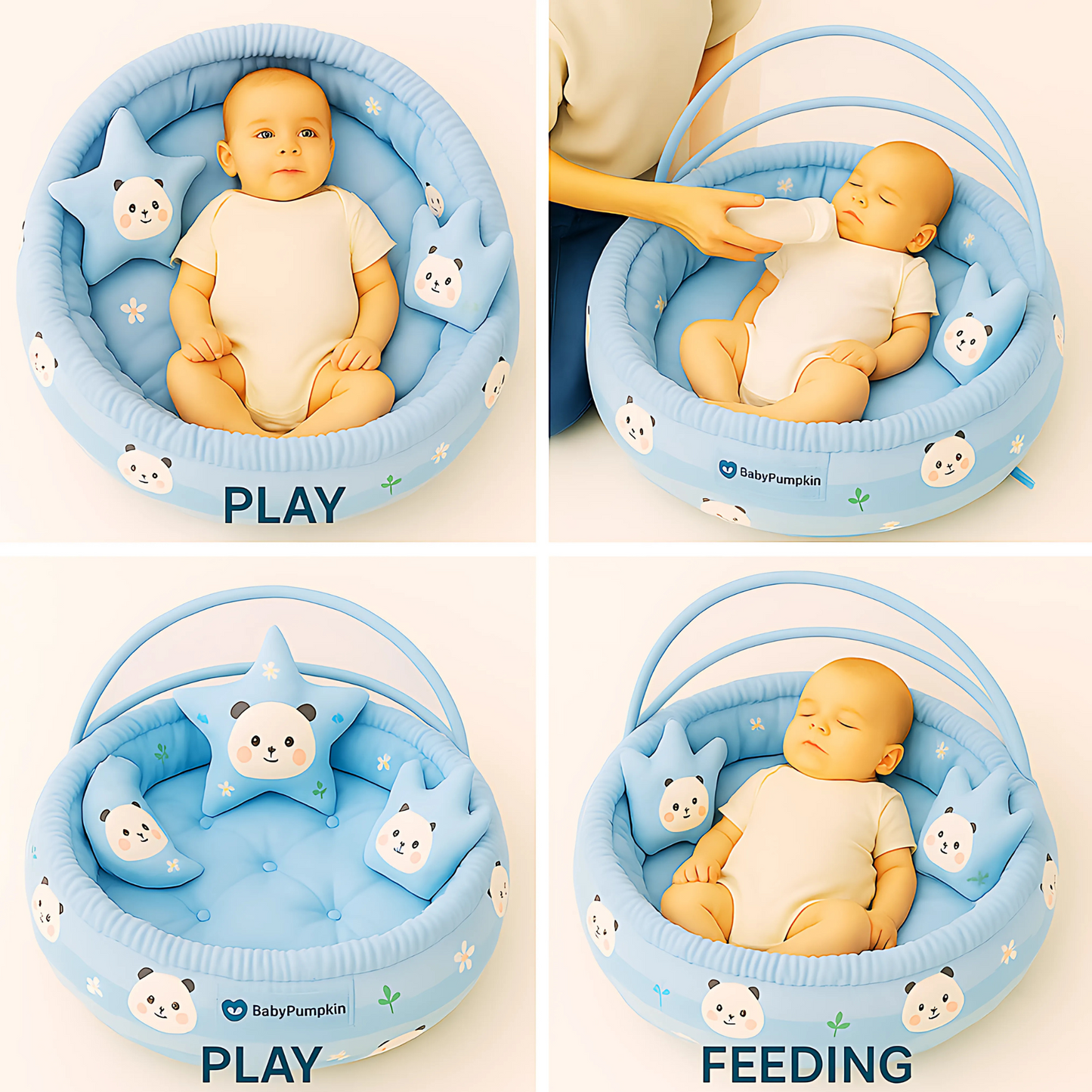 BabyPumpkin Round Tub With Net