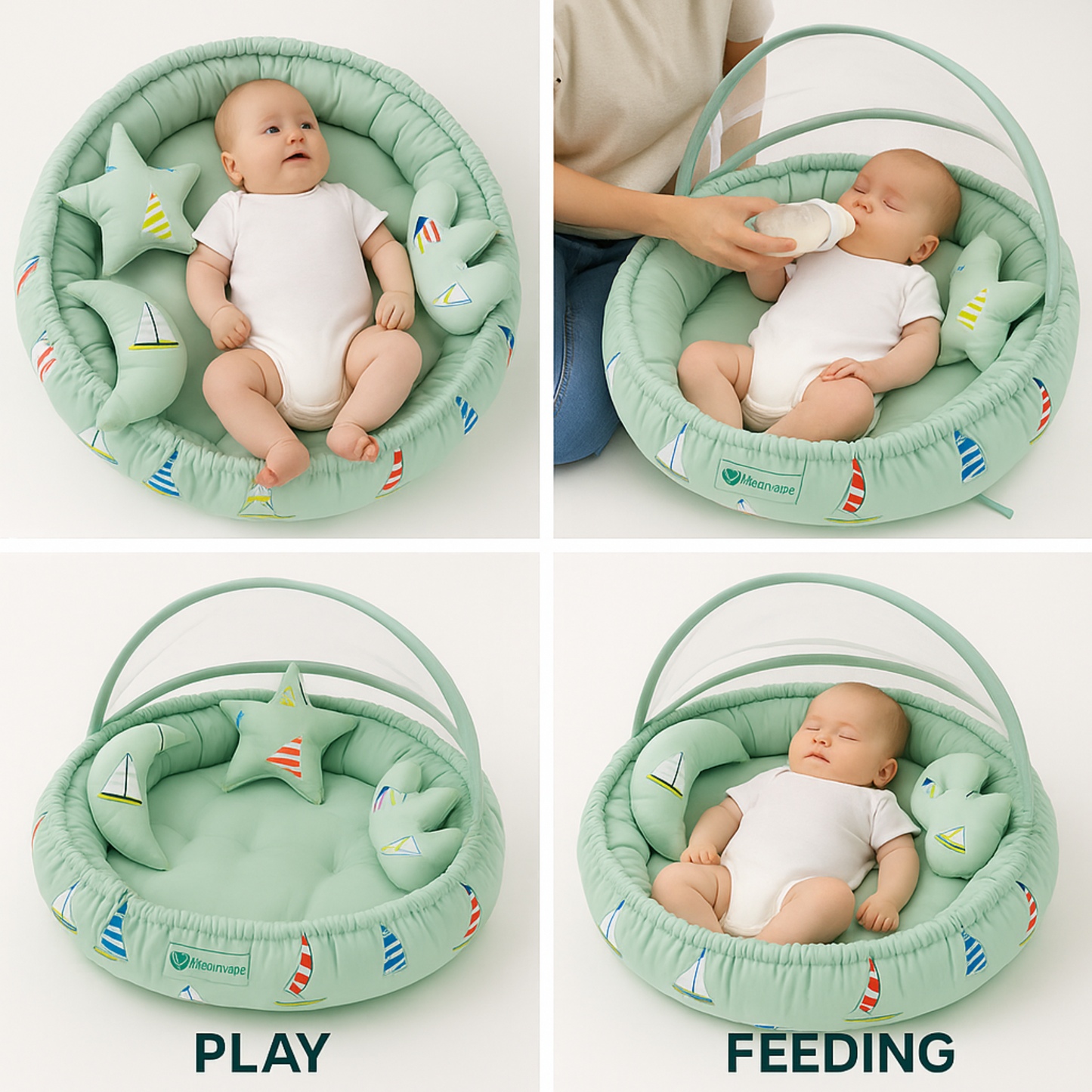 BabyPumpkin Round Tub With Net