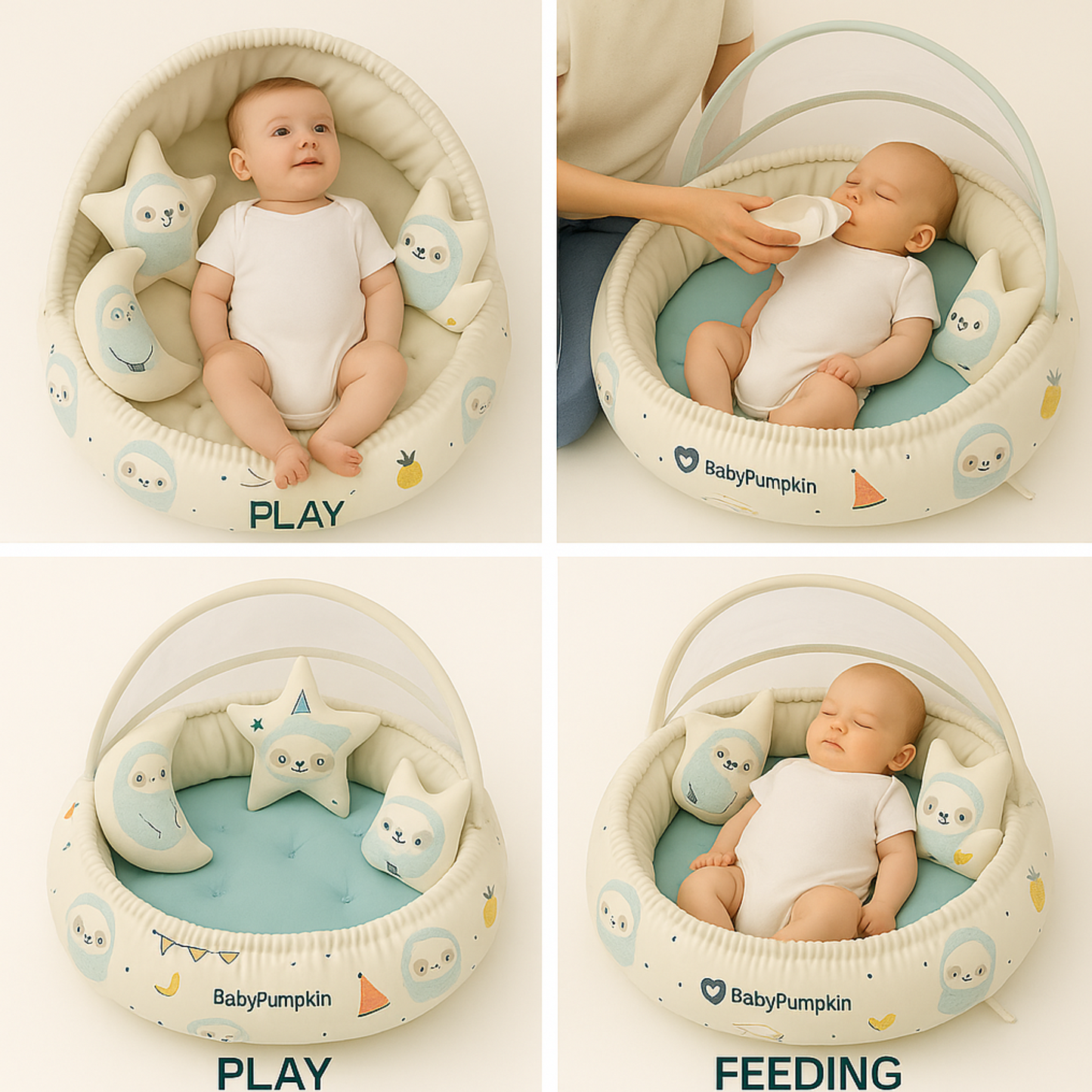BabyPumpkin Round Tub With Net