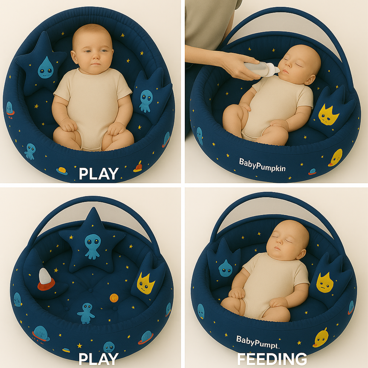 BabyPumpkin Round Tub With Net