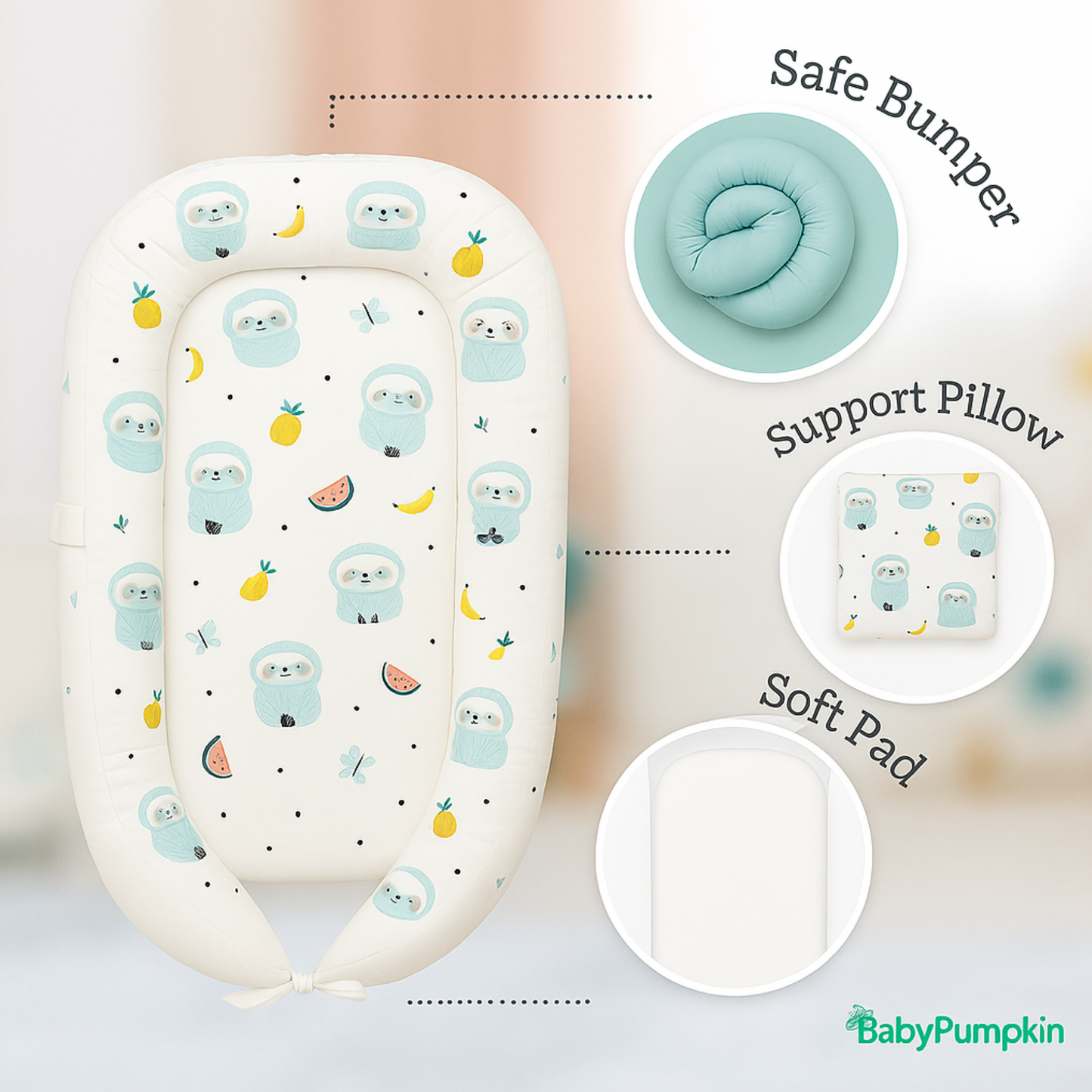 BabyPumpkin Nest Bed