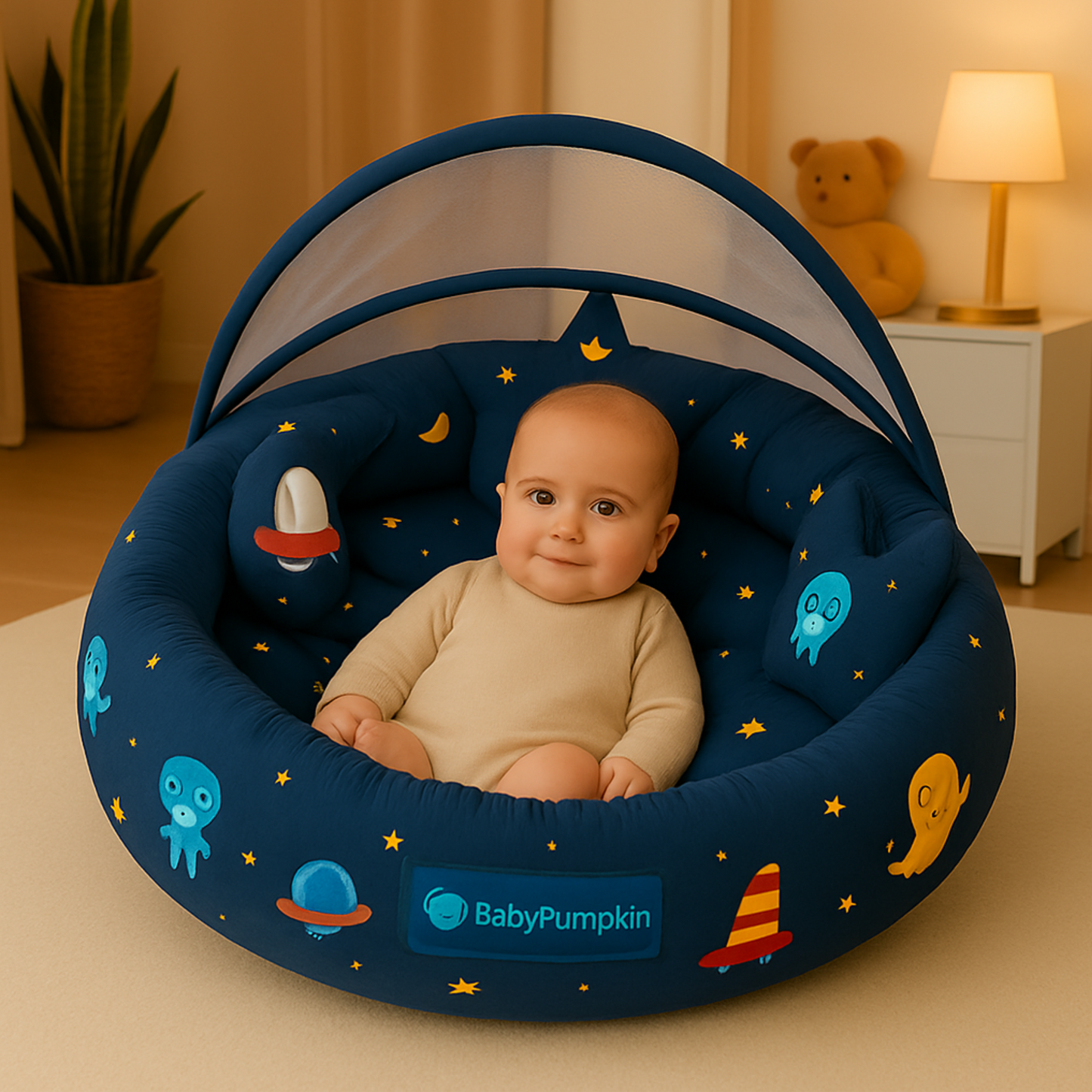 BabyPumpkin Round Tub With Net
