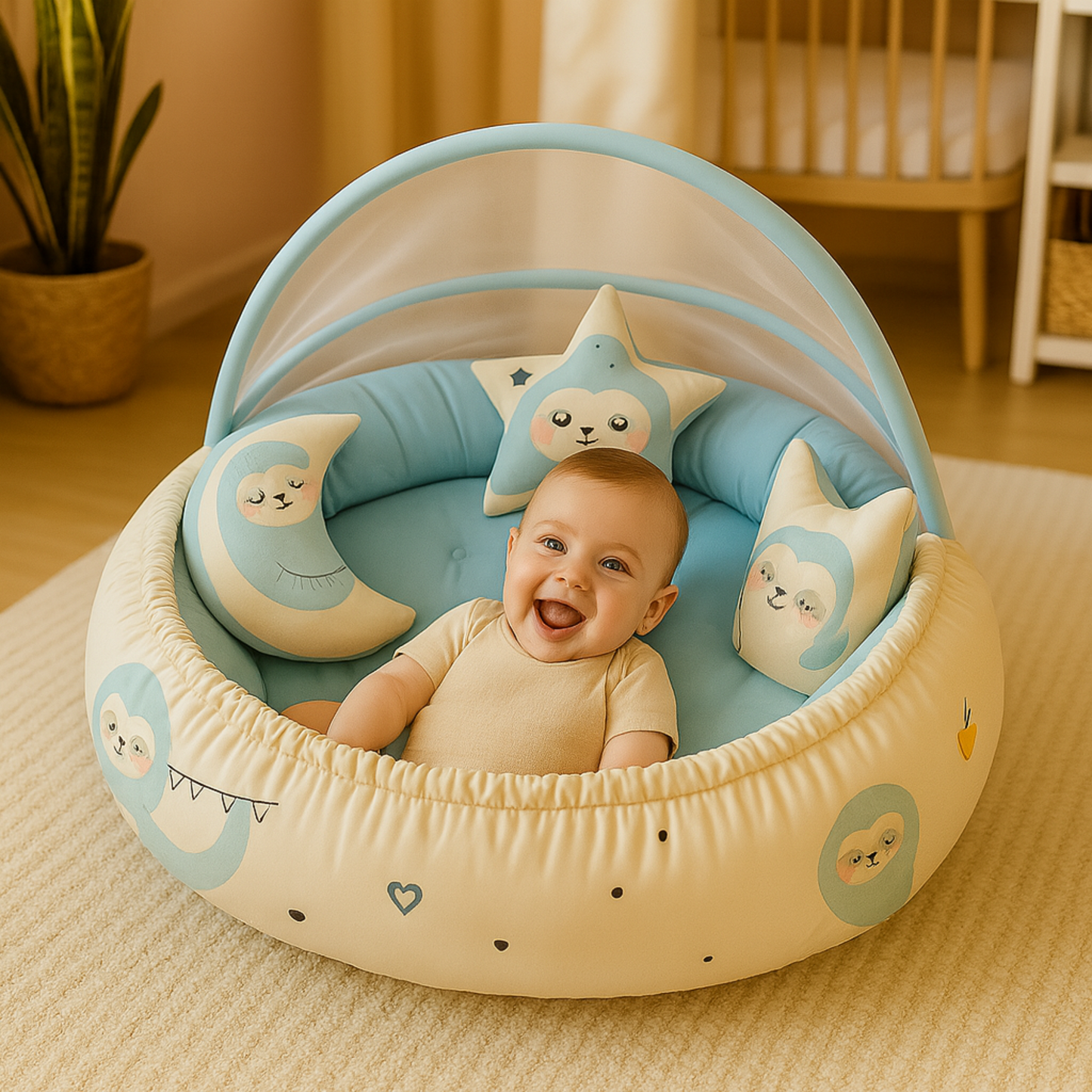 BabyPumpkin Round Tub With Net