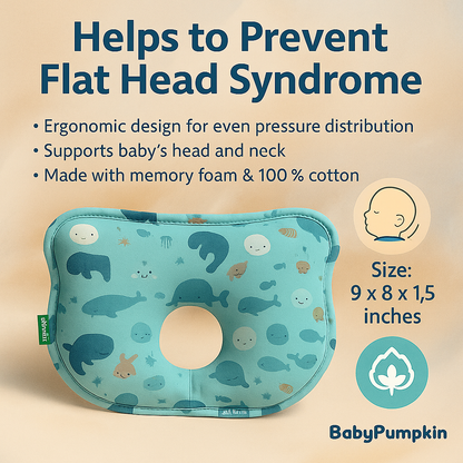 BabyPumpkin Memory Foam Pillow
