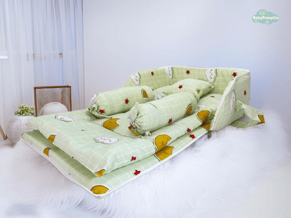 BabyPumpkin Bed Set In A Bag  Bedding Essentials Kit - All-in-One Convenience